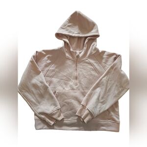 Women's Laslulu Light Pink Hoodie Sweatshirt With Thumb Holes